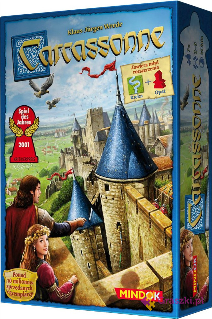 Carcassonne PL (edycja druga) opat + rzeka
